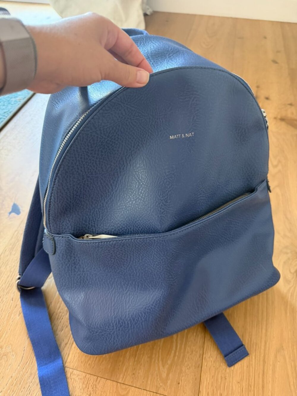 Matt and Nat July Vegan Blue Backpack